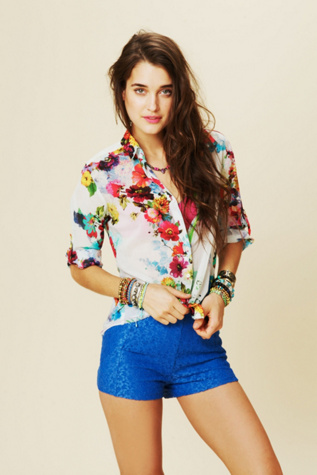 Highwaisted Lace Shorts