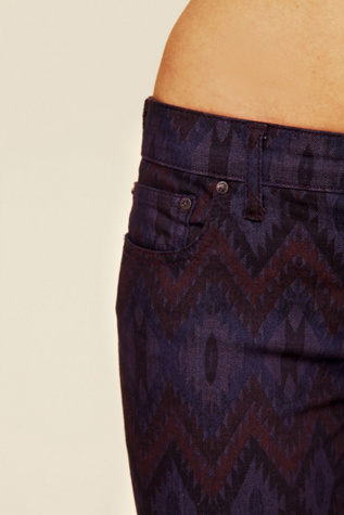Tribal Print Ankle Crop