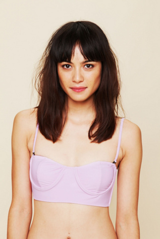 Solid Underwire Crop Top