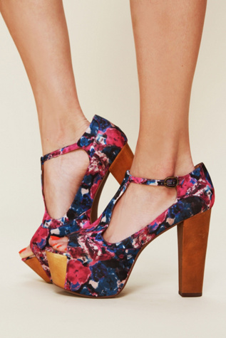 Purple Blue Floral