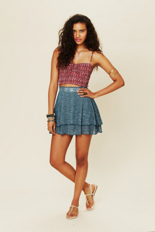 FP ONE Smocked Printed Crop