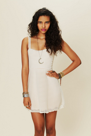 Striped Fitnflare Dress
