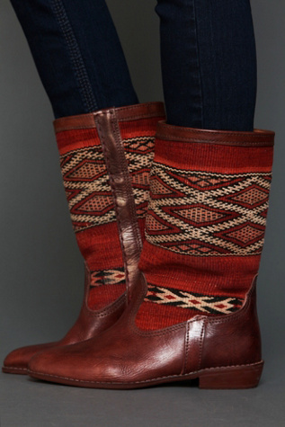 Moroccan Kilim Boot