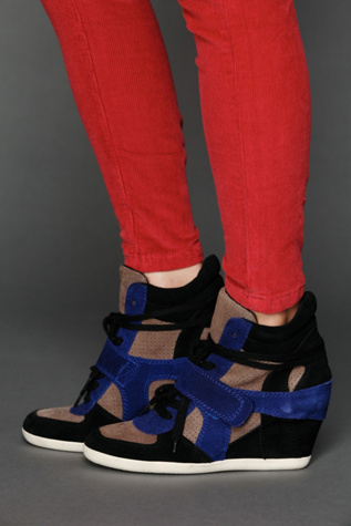 Bowie Multi Strap Wedge Sneaker