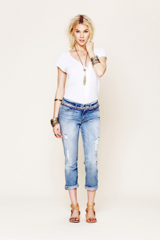 Vermejo Embellished Boyfriend Jean in denim