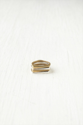 Stacked Glade Ring