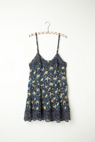 Printed Viscose Voile Babydoll Cami
