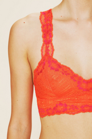 Galloon Lace Racerback Crop Bra