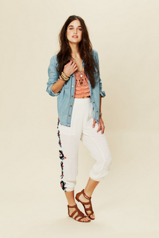 Cheap Trills Embroidered Pant
