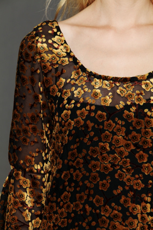Noir Velvet Tunic