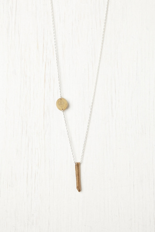 Coin and Peg Pendant 