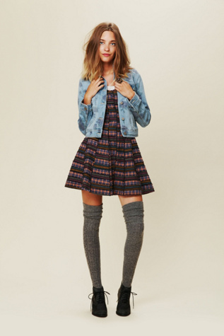 Floral Print Denim Jacket