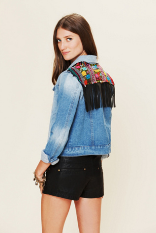 Fringe Denim Jacket