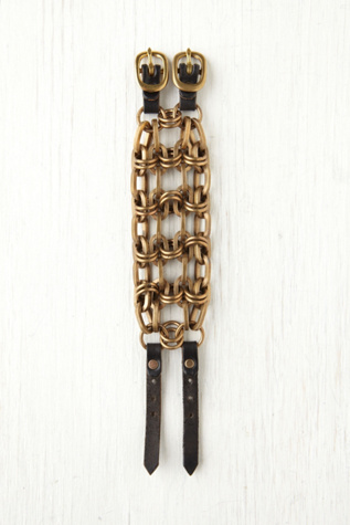 Heavy Chain Double Bracelet