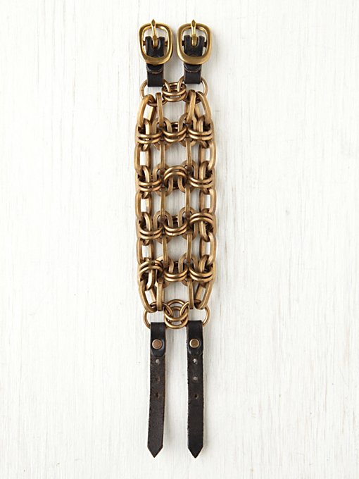 Heavy Chain Double Bracelet