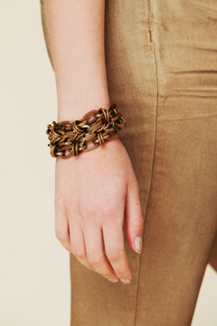 Heavy Chain Double Bracelet