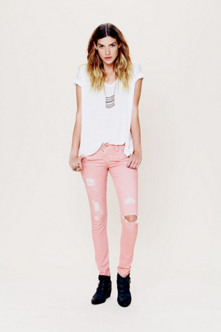 M2F Thrift Wash Destroyed Skinny Jeans