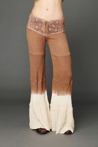 Corset Tiered Gauze Pant