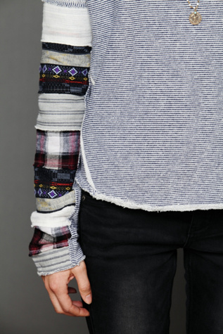 We The Free Patch Up Sleeve Pullover