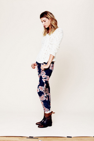 Printed Corduroy Skinny