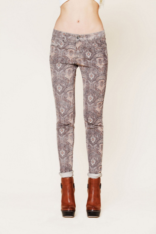 Printed Corduroy Skinny