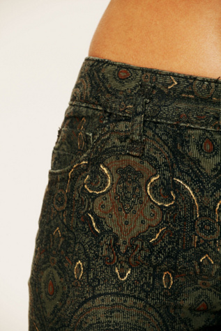 Printed Corduroy Skinny