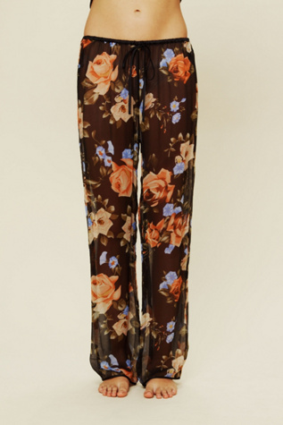 Sheer Floral Bottoms