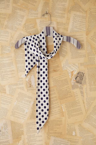 Free People Vintage Polka Dotted Skinny Scarf in Vintage-Jewelry