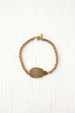 Thin Chain Arrowhead ID Bracelet