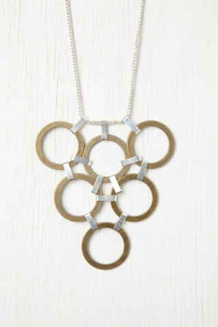 Micha Design Disc Statement Necklace