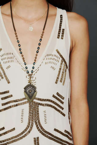 Follow My Lead Beaded Tank