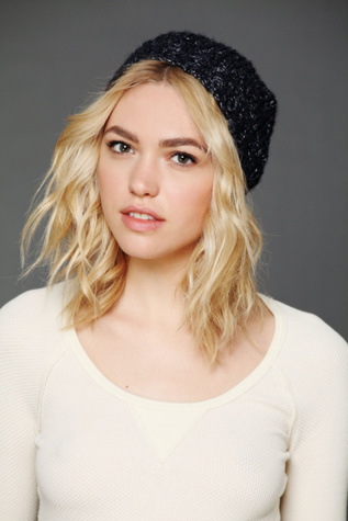 Metallic Thread Beanie