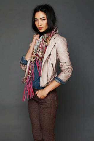 Quilted Vegan Leather Jacket
