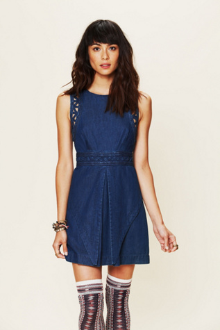 FP New Romantics Denim Dress