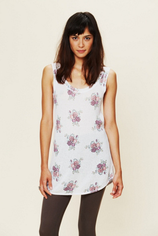 Printed Floral Swit Tank