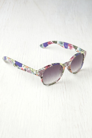 Floral Print Sunglasses
