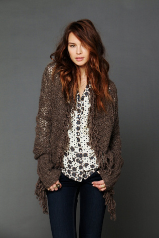 Fringed Cardigan