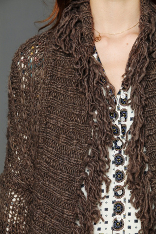 Fringed Cardigan