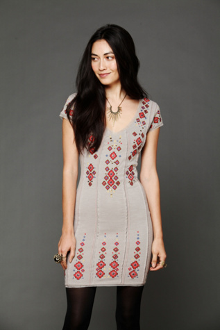Rich in Embroidery Dress
