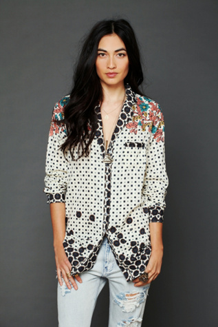 Ethnic Diamonds Buttondown