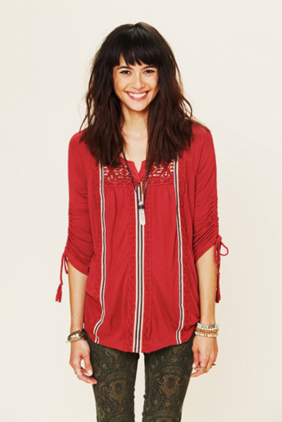 Isn't She Peasant Top