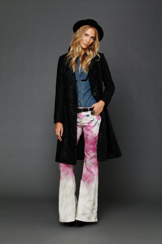 Long Winter Embroidered Coat