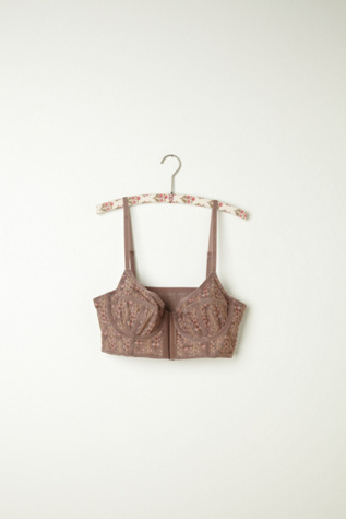 Printed Longline Bra