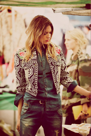 FP New Romantics Geometric Embroidered Jacket