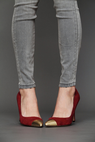 Selena Metal Toe Heel