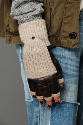 Leather Convertible Glove
