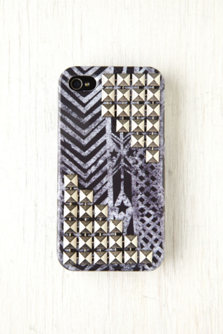 Printed Studded iPhone 4/4S Case