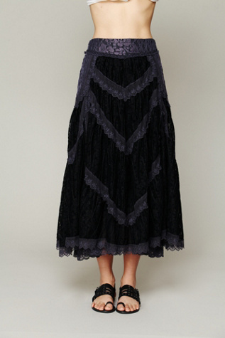 FP X Annie Oakley Lace Skirt