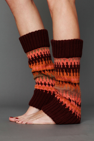 Log Cabin Legwarmers