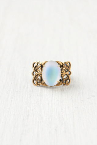 Ornate Moonstone Ring